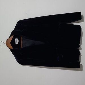 Calvin Klein size 10 midnight blue velvet jacket